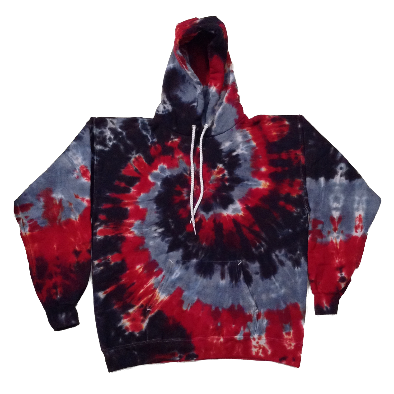 LAST NEST CROSS TIE-DYE SWEAT LAST NEST TIE-DYE CREWNECK NAVY