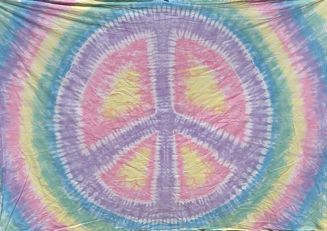 Pastel tie hotsell dye tapestry