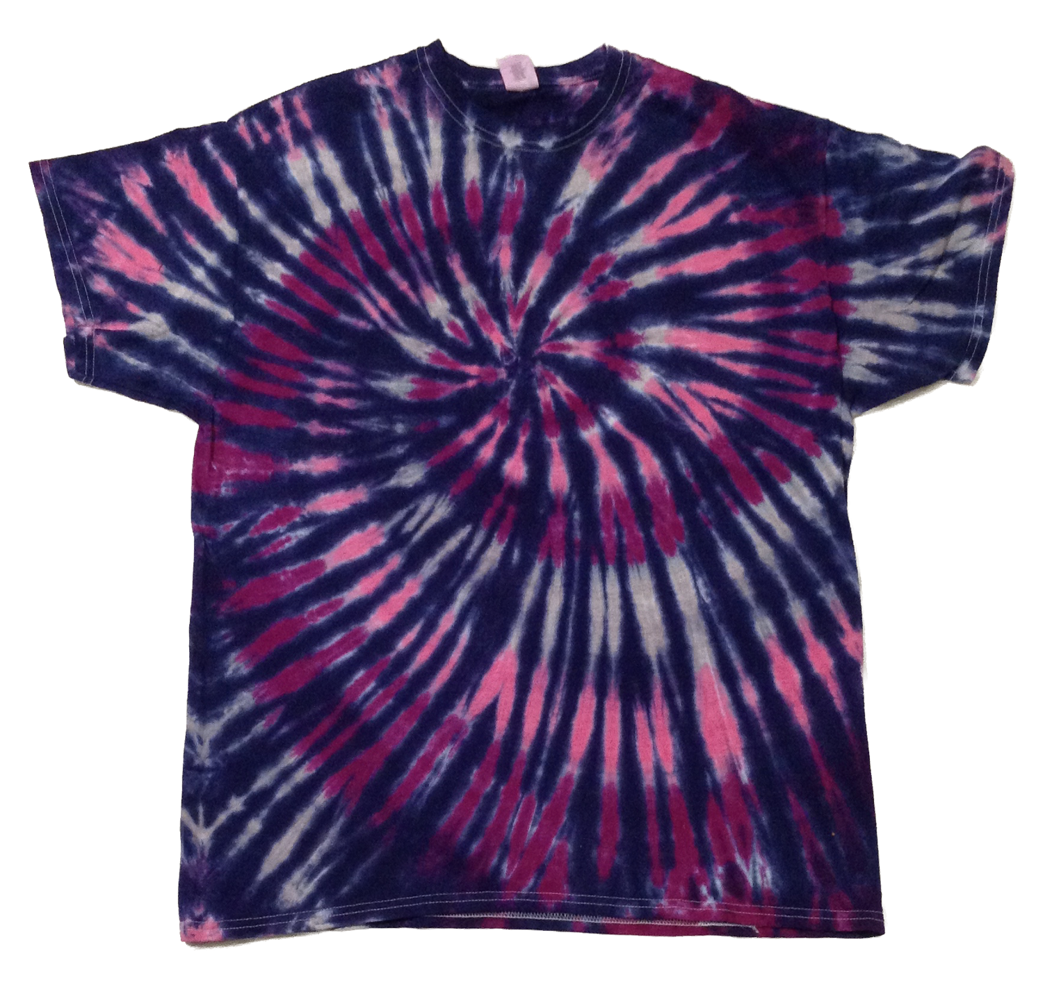 The Raspberry Pi Tie Dye Shirt Blue Purple Tie Dye Shirt Blue